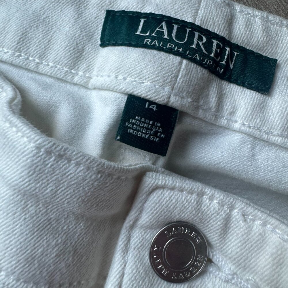 Lauren White Straight Leg Jeans – Women’s Size 14 - Picture 3 of 10